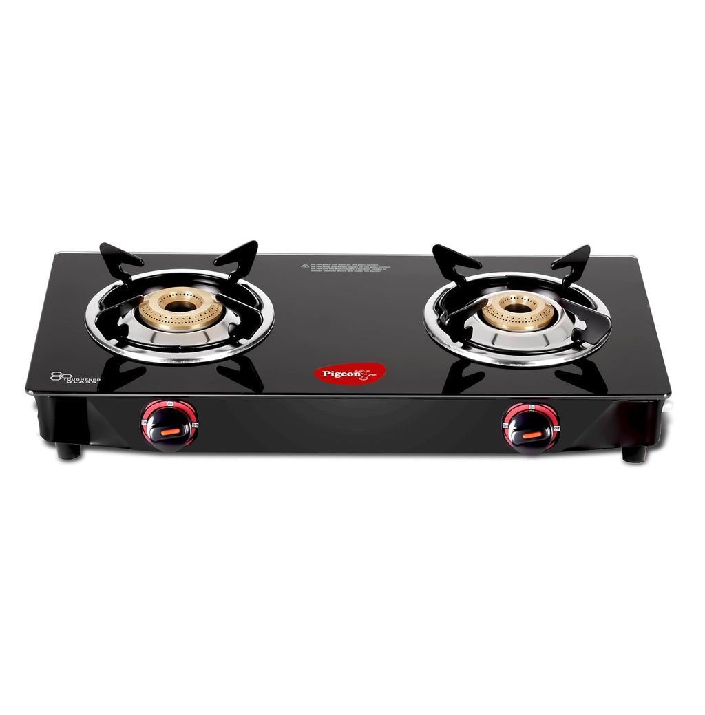 Pigeon 2 Burner Glass Gas Stove